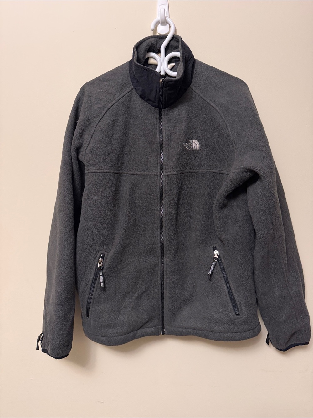 The North Face Men's Navy Hooded Jacket with Fleece Liner - Size Medium - Picture 6 of 8